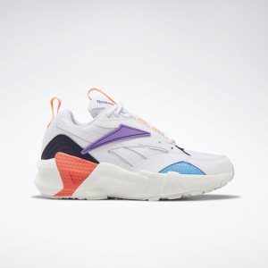 Adidasy Damskie Reebok Aztrek Double Nu Pops Białe/Fioletowe PL 83UJRWH